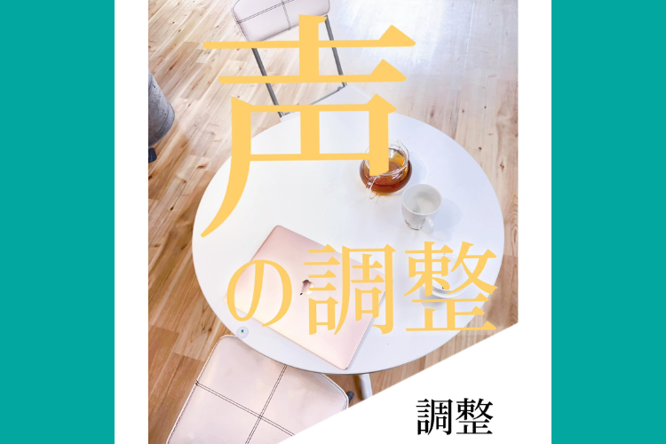 声の調整