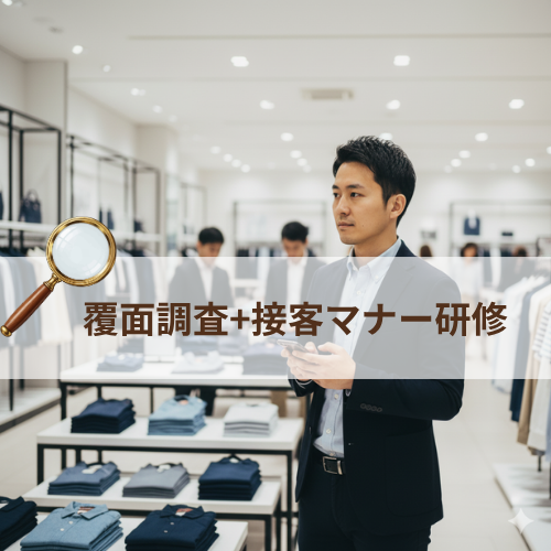覆面調査+接客マナー研修